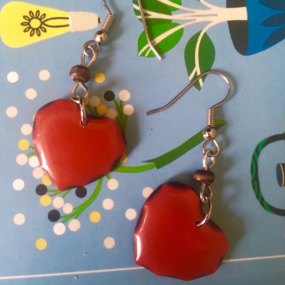 Kona Red Hot Sweetheart Earrings